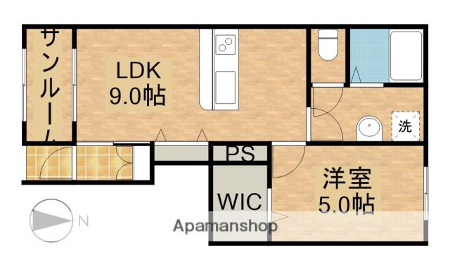 LOTUS篠原(1LDK/1階)の間取り写真