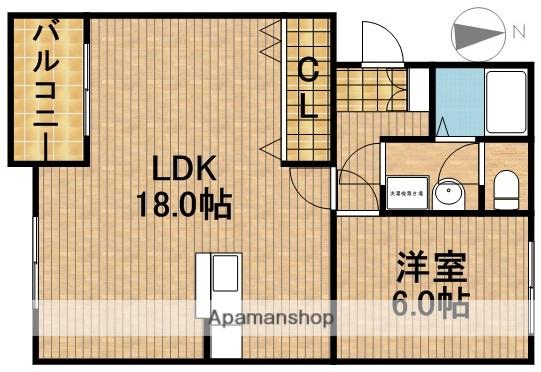 フェニックスⅡ(1LDK/1階)の間取り写真