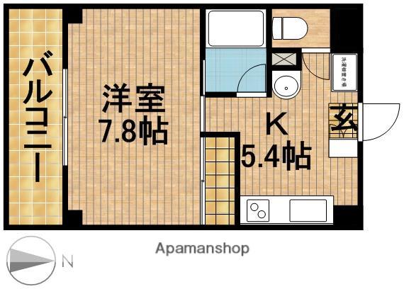 アベニュー山下(1K/3階)の間取り写真
