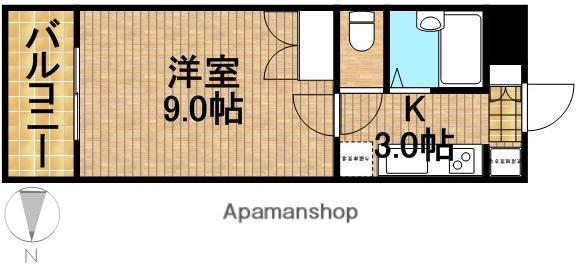 アートパテック(1K/4階)の間取り写真