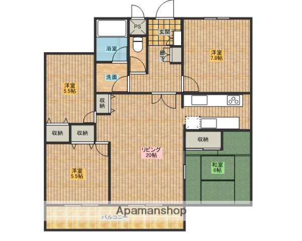 グランフォルム(4LDK/2階)の間取り写真