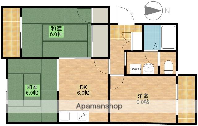 メゾン横須賀Ⅱ(3DK/2階)の間取り写真