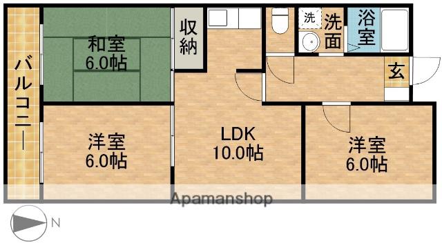 リアライズ山下町(3LDK/10階)の間取り写真