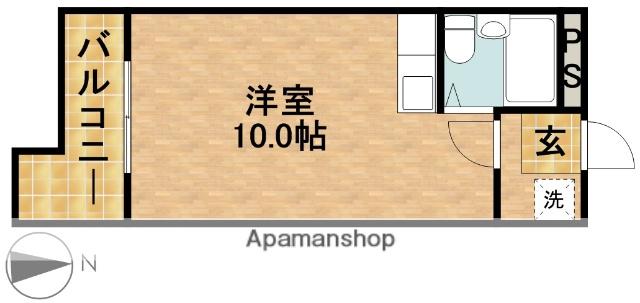 グレイス第3マンション(ワンルーム/2階)の間取り写真