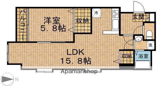 LAURELCOURT常盤(1LDK/10階)の間取り写真
