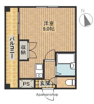 AVENUE布橋(1K/2階)の間取り写真