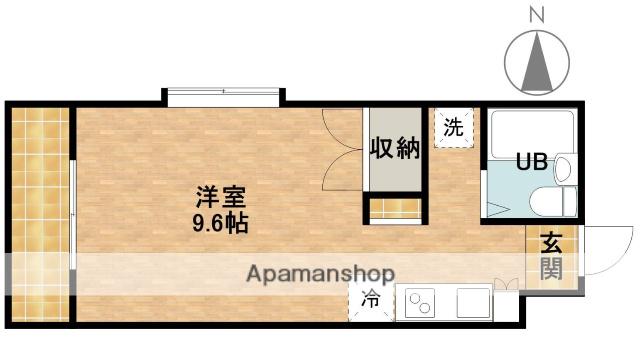 アップル第1マンション(ワンルーム/3階)の間取り写真