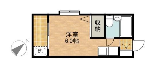 メゾン・ド・スターブル(ワンルーム/3階)の間取り写真