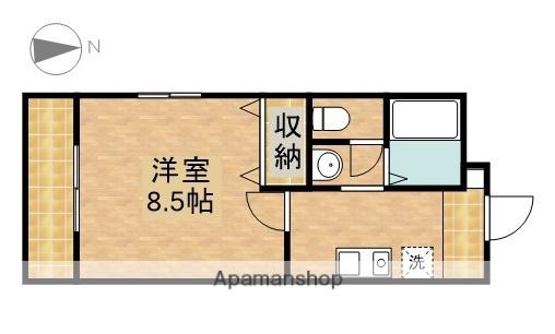 マンションあすか(1K/2階)の間取り写真