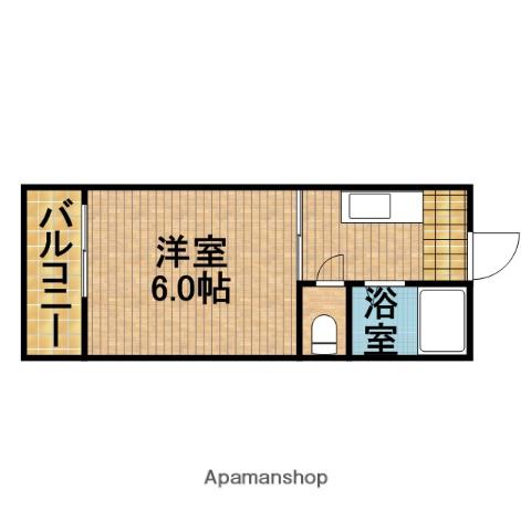 SAMURAI・8(1K/2階)の間取り写真