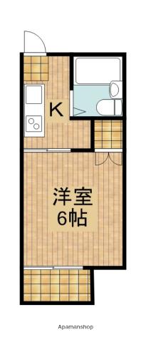 サンライフ浜岡(1K/1階)の間取り写真