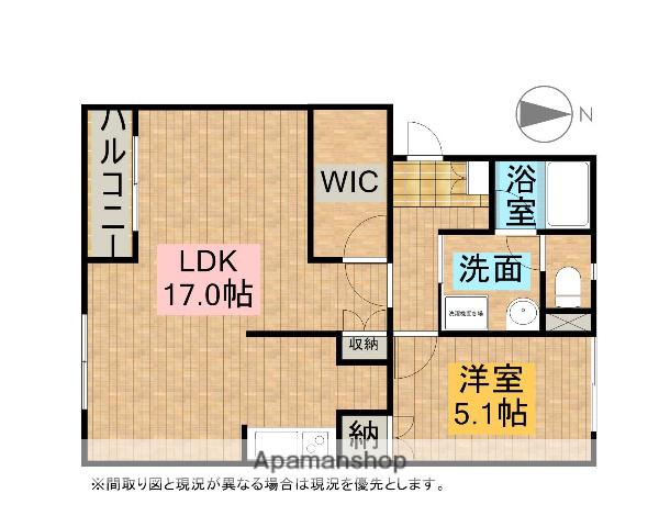ハイツテクトピア掛川Ⅰ(1LDK/1階)の間取り写真