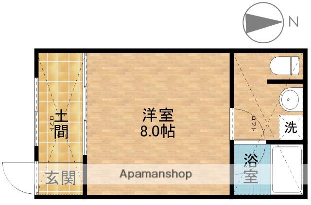 アトレ高町(ワンルーム/1階)の間取り写真