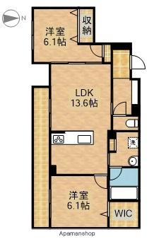 BON FILONE(2LDK/1階)の間取り写真