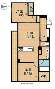 BON FILONE(2LDK/2階)の間取り写真