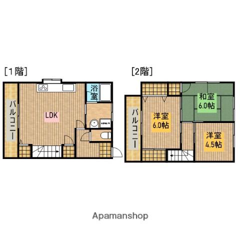 ＶＥＮＴＢＲＩＬＬＡＮＴ上屋敷(3LDK)の間取り写真
