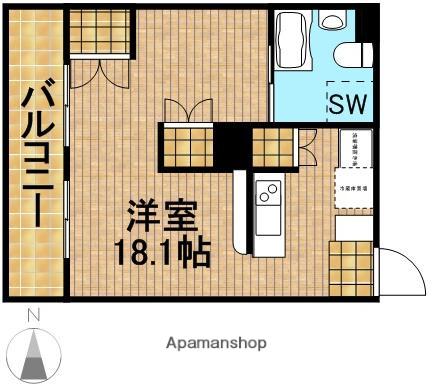 アルコ12(ワンルーム/5階)の間取り写真