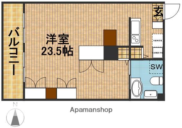 アルコ12(ワンルーム/5階)の間取り写真