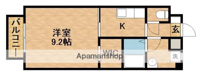 アドラブール加茂(1K/2階)の間取り写真