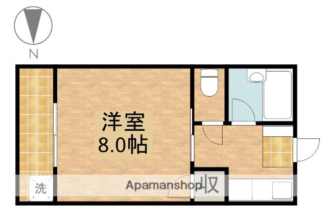 サンロード新居(1K/2階)の間取り写真