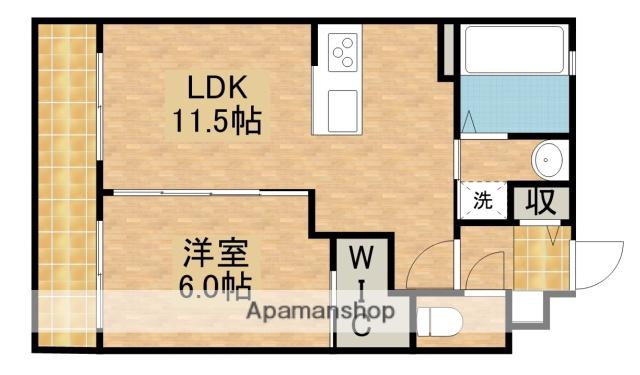 プレジオ(1LDK/1階)の間取り写真