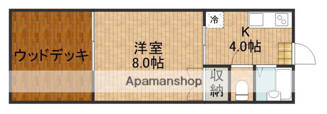 コーポフォーリーブズ(1K/1階)の間取り写真