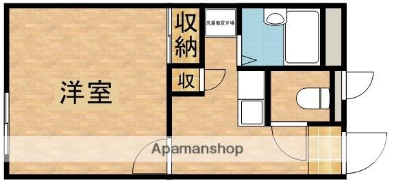 BERYL2(1K/2階)の間取り写真