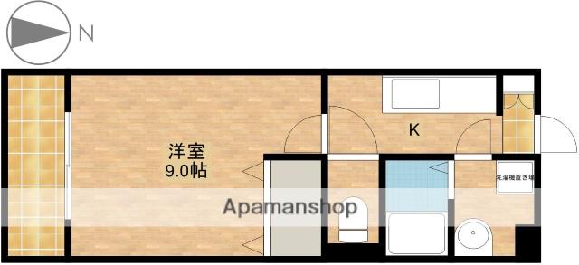 グランドゥールⅢ(1K/5階)の間取り写真