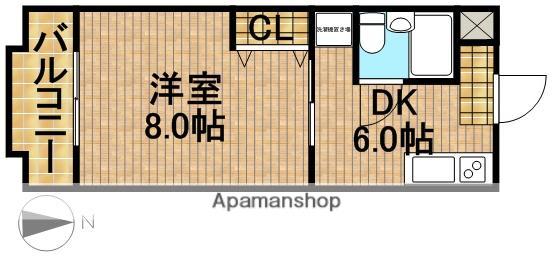 エマージュSHIGE(1DK/1階)の間取り写真