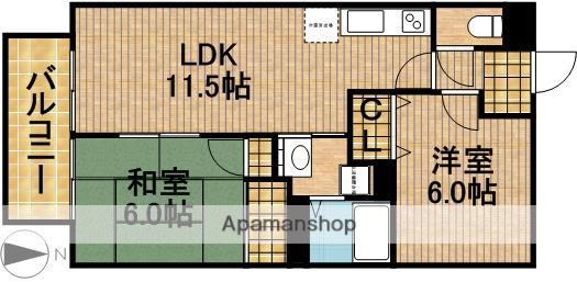 メゾン・ショコラ(2LDK/1階)の間取り写真