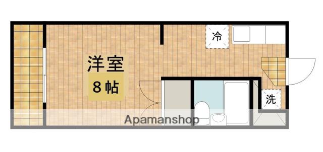 コーポ協和(1DK/1階)の間取り写真