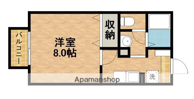 ビアンフェ(1K/2階)の間取り写真