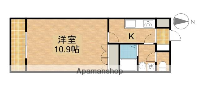 サーバタ(1K/2階)の間取り写真