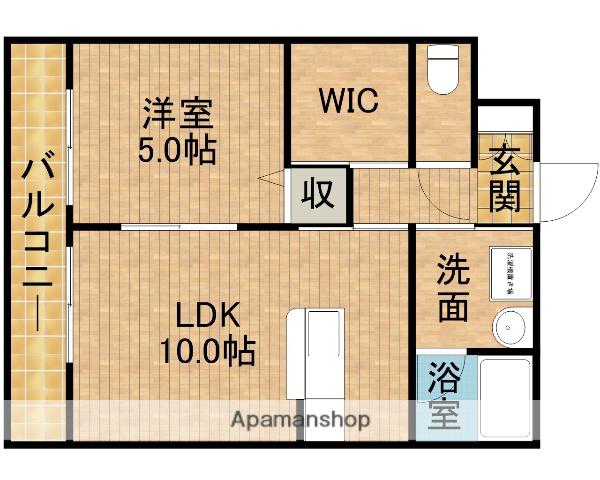 グランメゾンⅡ(1LDK/5階)の間取り写真
