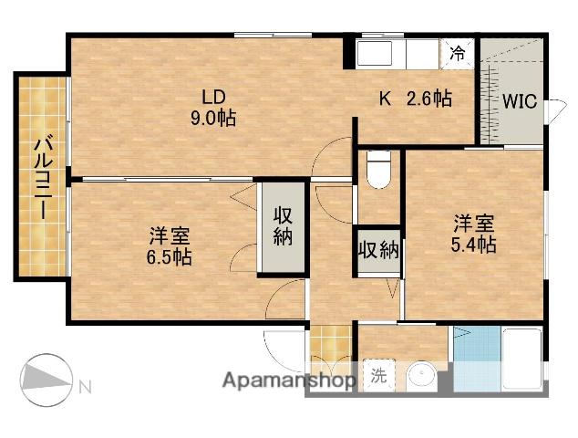 サニー・マサ(2LDK/1階)の間取り写真