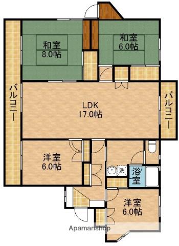 メゾン・ド・エスポワール(4LDK/3階)の間取り写真