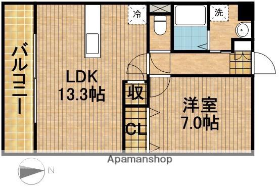 SJT HAMANAKO(1LDK/1階)の間取り写真