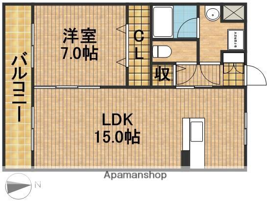 CIAO バンビーナ(1LDK/1階)の間取り写真