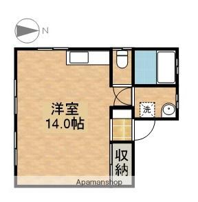 さんれいく(ワンルーム/2階)の間取り写真