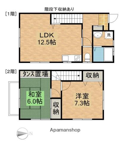 グリーンコーポ(2LDK)の間取り写真