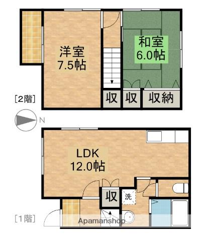 ティーランドハウス(2LDK)の間取り写真