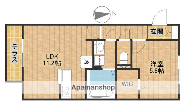 カーサ・ディ・ピーノ(1LDK/2階)の間取り写真