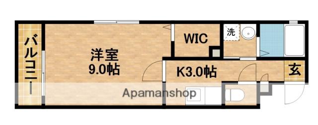 メゾン・ド・エクレール(1K/4階)の間取り写真