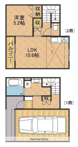 ＤＡＲＣＯⅠ南棟(1LDK)の間取り写真