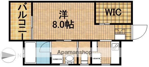 KARYON(1K/2階)の間取り写真