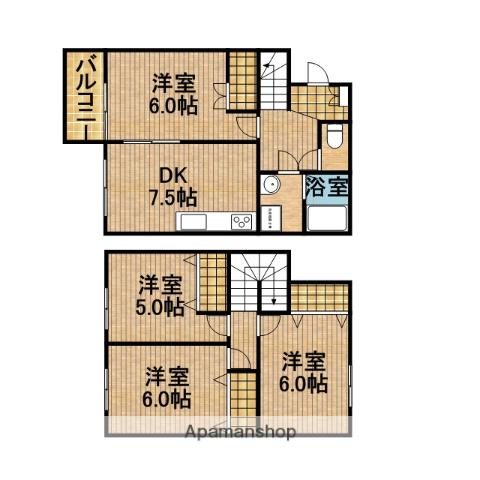 東海道・山陽新幹線 掛川駅 徒歩12分 2階建 築18年(4DK)の間取り写真