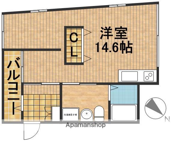 VILLA COZY(ワンルーム/5階)の間取り写真