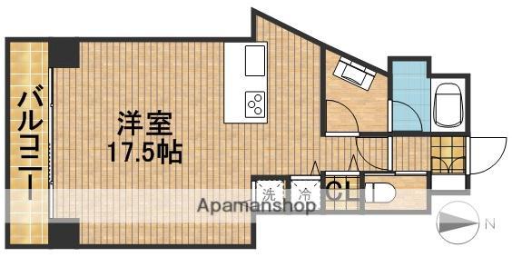 TERZO(ワンルーム/5階)の間取り写真