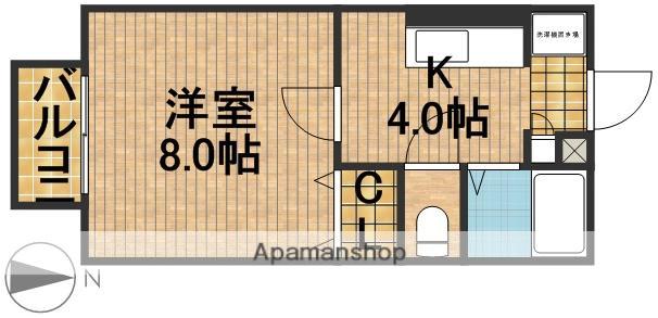 ドリームライフ(1K/1階)の間取り写真