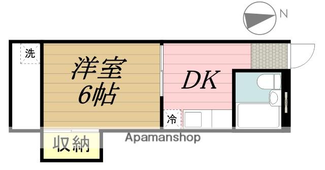 グランドハイムルミネ8(1DK/1階)の間取り写真